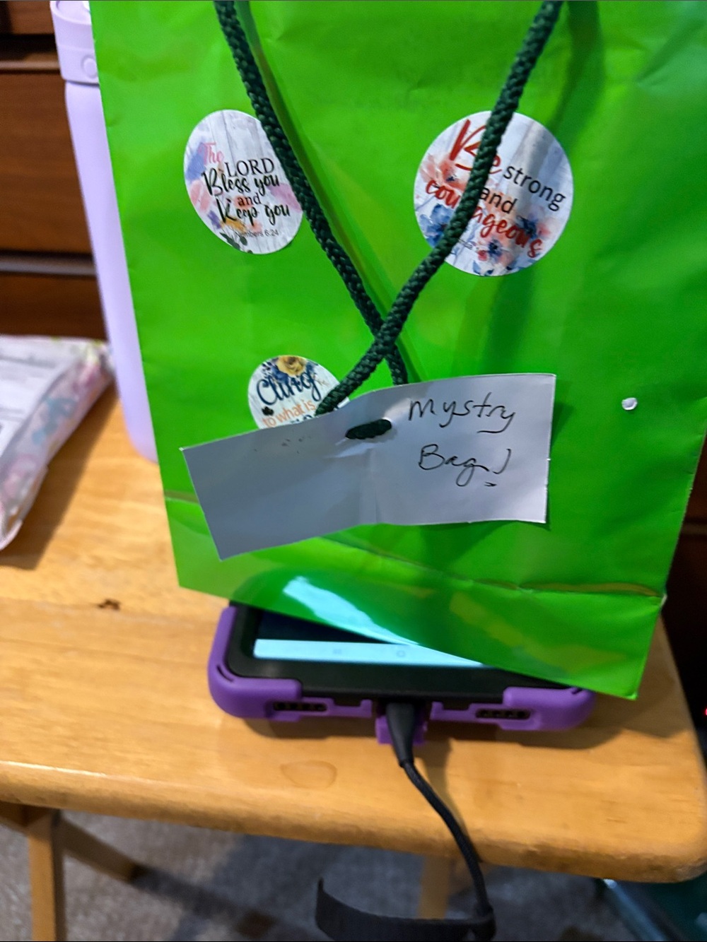 Mystery Gift Bag - Bright Green